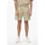 DSQUARED2 Distressed Effect Cotton Shorts Beige