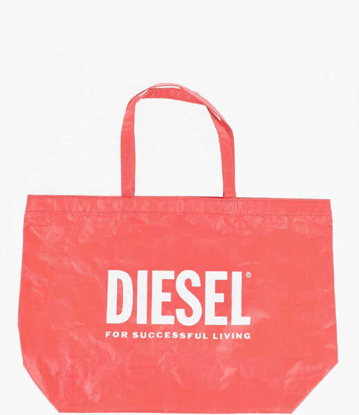 Genti de mana Diesel Solid Color Weoder Tote Bag With Contrasting Logo Red Femei (BM 19713731) 1