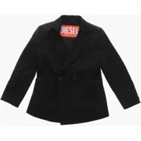 Sacouri Double-Breasted Prim Blazer With Flush Pockets Baieti