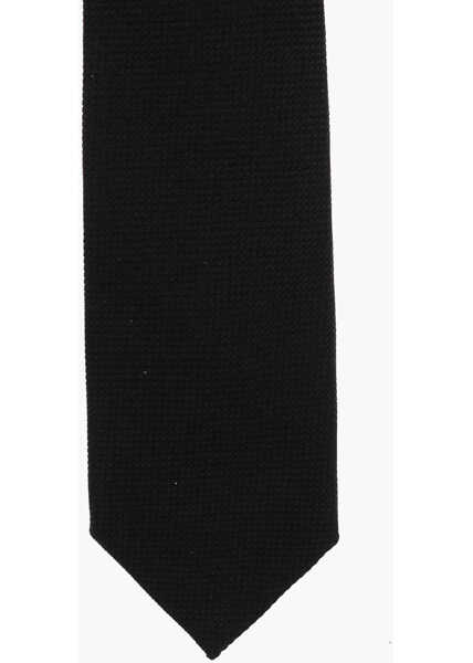 Cravate Destin Jacquard Silk Tie Black Barbati (BM 19713737) 2