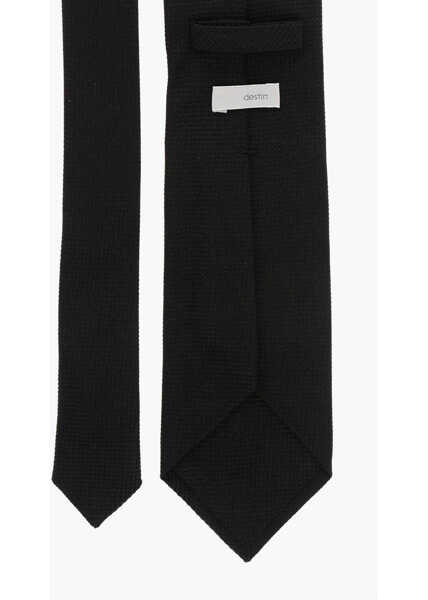 Cravate Destin Jacquard Silk Tie Black Barbati (BM 19713737) 3