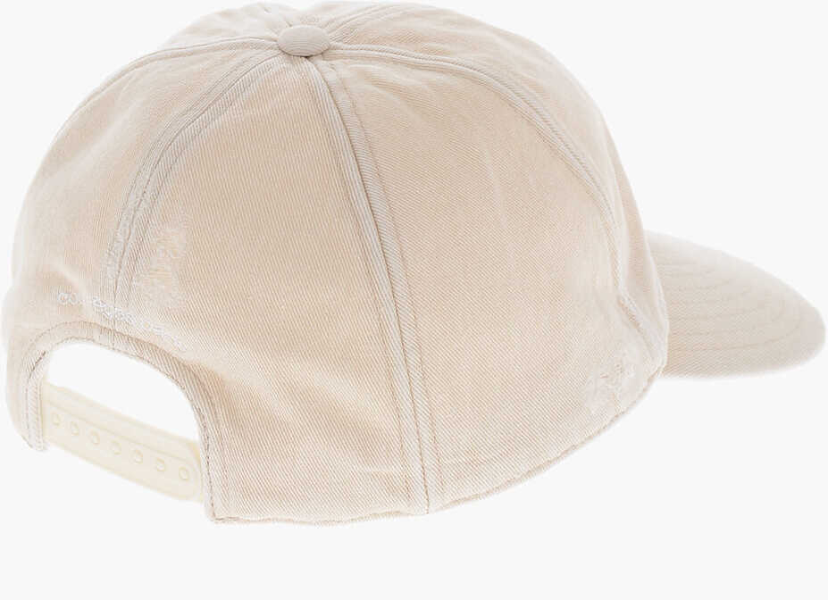 Sepci COURRGES Canvas Baseball Cap With Embroidered Logo Beige Barbati (BM 19713746) 3