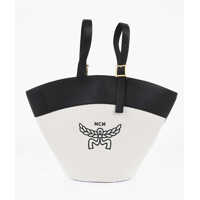 Genti de mana Two-Tone Tote Bag With Frontal Logo Femei