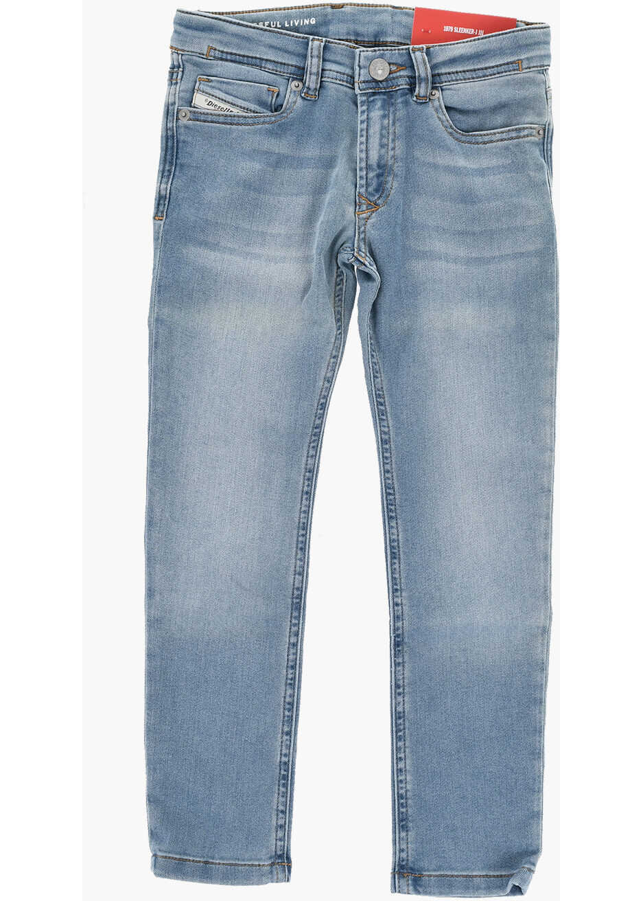 Blugi drepti Diesel Stretch Denim 1979 Sleenker-J Jjj Jogg Jeans Blue Baieti (BM 19713767) 1