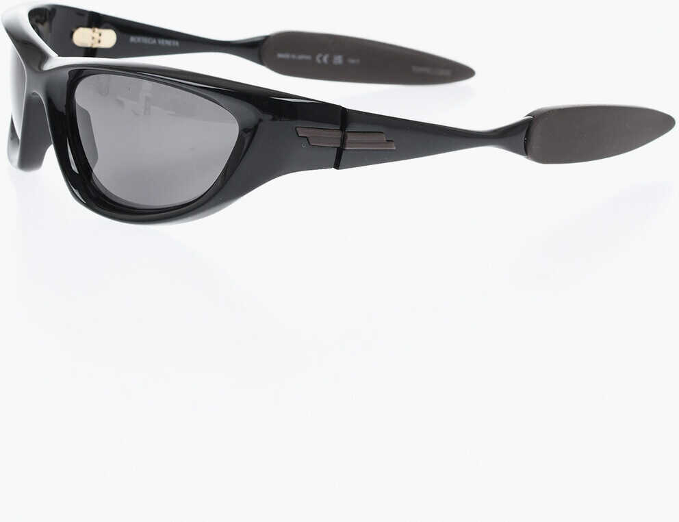 Ochelari de soare Bottega Veneta Two-Tone Biker Sunglasses Black Femei (BM 19713773) 2