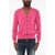 DSQUARED2 Virgin Wool V-Neck Cardigan Pink