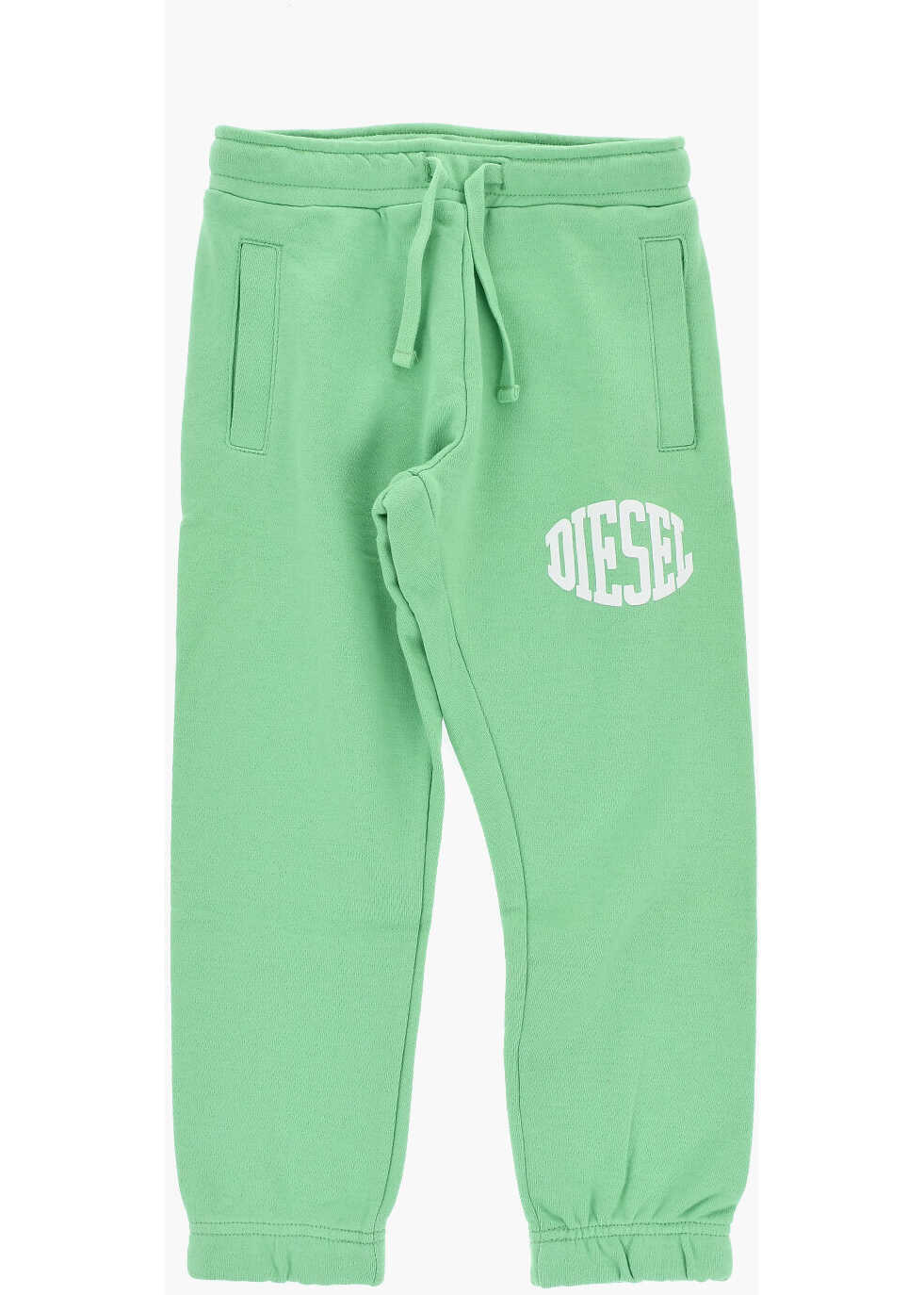 Pantaloni de trening Diesel Solid Color Pbolong Joggers Green Baieti (BM 19713794) 1