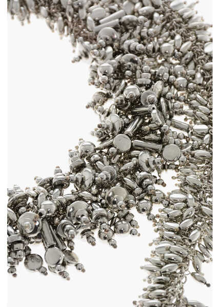 Coliere Dries Van Noten Brass Maxi Necklace Silver Femei (BM 19713797) 3