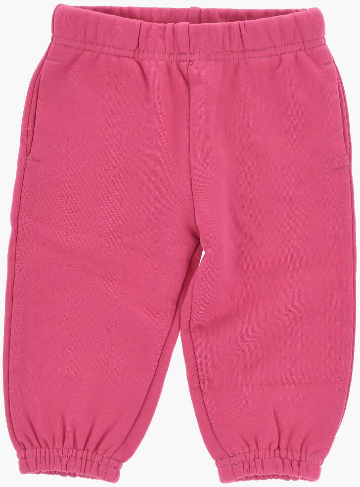 Pantaloni de trening DSQUARED2 Brushed Cotton Joggers With Printed Logo Pink Baieti (BM 19713803) 1