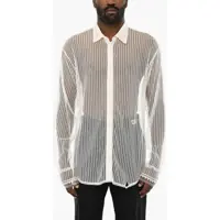 Camasi casual Lace Sheer Shirt Barbati