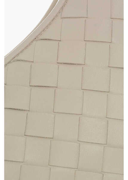 Genti de umar Bottega Veneta Braided Leather Shoulder Bag White Femei (BM 19713845) 4