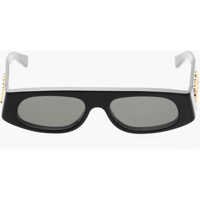 Ochelari de soare Oval Sunglasses With Embossed Maxi Logo Femei