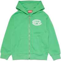 Hanorace Cotton Sweatshirt With 2-Pockets And Zip Closure Baieti