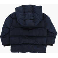 Imbracaminte DSQUARED2 pentru Baieti pagina 3 - Jachete DSQUARED2 Quilted And Padded Jacket With Hood Blue Baieti (BM 19713869) - B-mall.ro