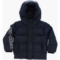 Jachete Quilted And Padded Jacket With Hood Baieti
