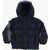 DSQUARED2 Quilted And Padded Jacket With Hood Blue