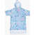 Marni Patterned Brushed Cotton Dress With Hood Blue