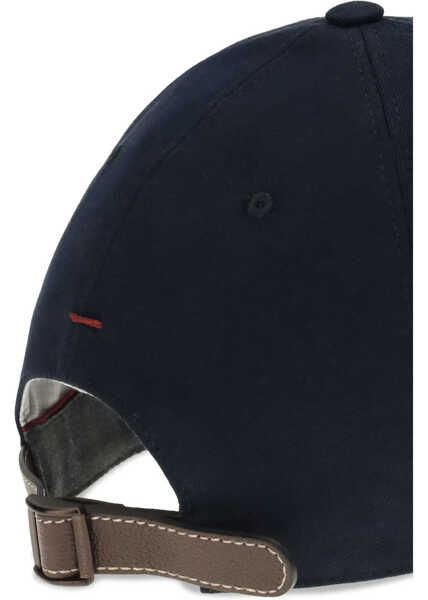 Sepci Brunello Cucinelli Logoed Baseball Hat NAVYGRIGIO MEDIO Barbati (BM 19713953) 3