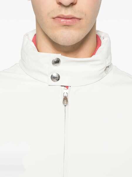 Jachete Brunello Cucinelli High-collar Jacket OFF-WHITE/SABBIA Barbati (BM 19713956) 5