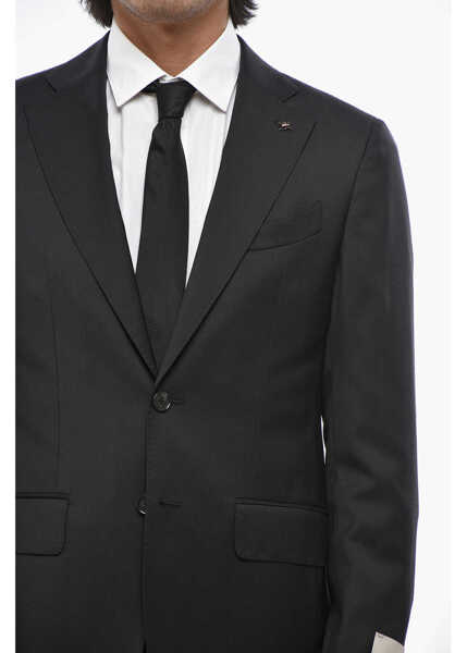 Costume CORNELIANI Cc Collection Virgin Wool 2 Buttons Suit With Side Vents Black Barbati (BM 19713977) 3
