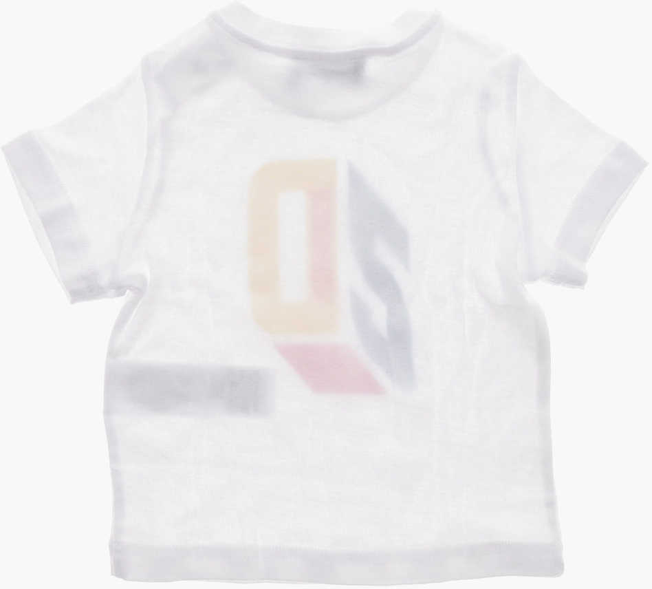 Tricouri DSQUARED2 Cotton Shorts And T-Shirt Set White Baieti (BM 19714013) 4