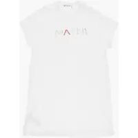 Rochii Short-Sleeved Sweatshirt Dress With Beaded Logo Fete