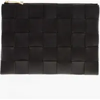 Accesorii de voiaj Leather Clutch With Zip Closure Femei