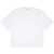 Marni Solid Color Crew-Neck T-Shirt With Embroidered Logo White