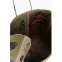 Genti de mana Bottega Veneta Dama - Genti de mana Bottega Veneta Leather Printed Tote Bag Brown Femei (BM 19714037) - B-mall.ro