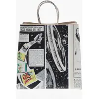 Genti de mana Leather Printed Tote Bag Femei