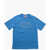 Diesel Cree Neck Bigoval T-Shirt With Embossed Logo Blue