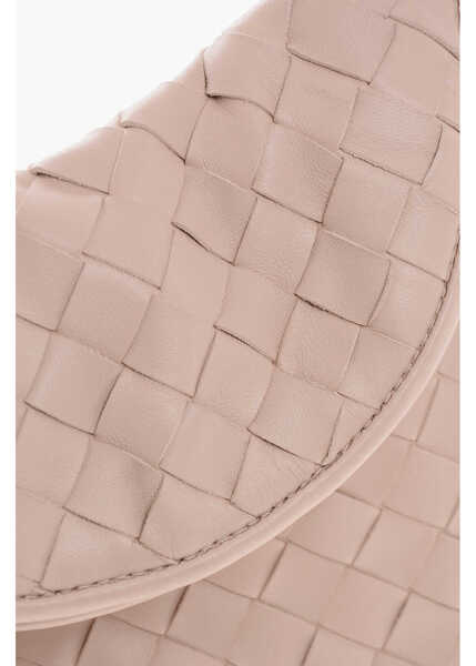 Genti de umar Bottega Veneta Braided Leather Shoulder Bag Pink Femei (BM 19714046) 4