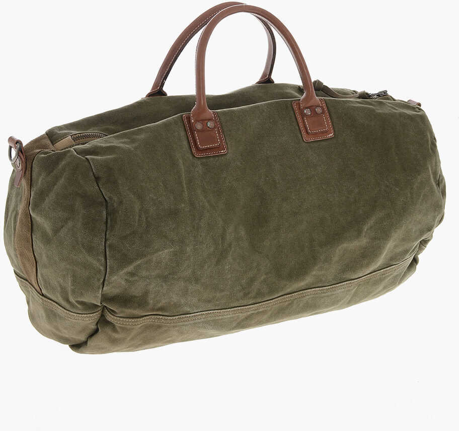 Genti de voiaj de mana Ralph Lauren Canvas Army Travel Bag With Print Military Green Barbati (BM 19714058) 2