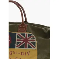 Genti de voiaj Ralph Lauren pentru Barbati - Genti de voiaj de mana Ralph Lauren Canvas Army Travel Bag With Print Military Green Barbati (BM 19714058) - B-mall.ro