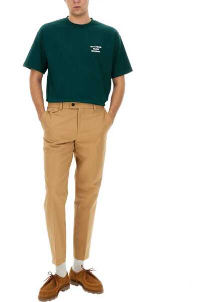 Tricouri DRLE DE MONSIEUR T-Shirt In Cotone GREEN Barbati (BM 19714178) 4