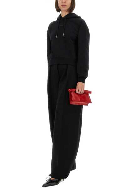 Bluze de trening JACQUEMUS The Grosgrain Hoodie BLACK Femei (BM 19714184) 4