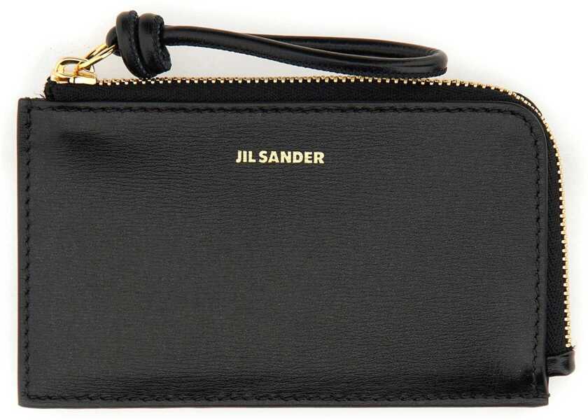 Portofele Jil Sander Portamonete A Busta BLACK Femei (BM 19714187) 4