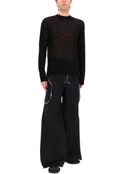 Pulovere Rick Owens Penta Sheer Pull Sweater BLACK Barbati (BM 19714214) 2