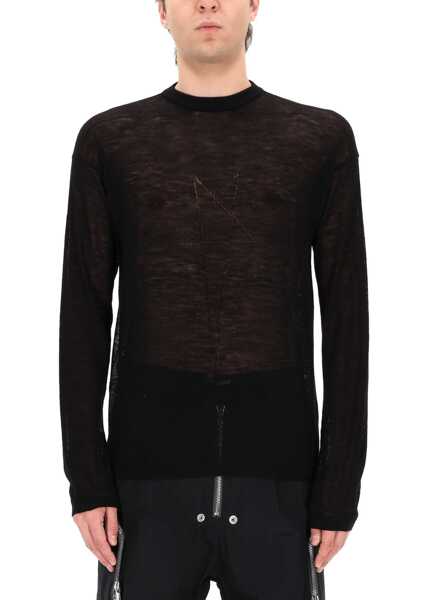 Pulovere Rick Owens Penta Sheer Pull Sweater BLACK Barbati (BM 19714214) 3