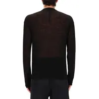 Pulovere pentru Barbati - Pulovere Rick Owens Penta Sheer Pull Sweater BLACK Barbati (BM 19714214) - B-mall.ro