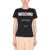 Moschino Logo Print T-Shirt BLACK
