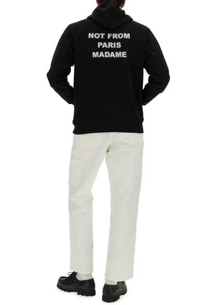 Bluze de trening DRLE DE MONSIEUR Felpa Slogan BLACK Barbati (BM 19714250) 3