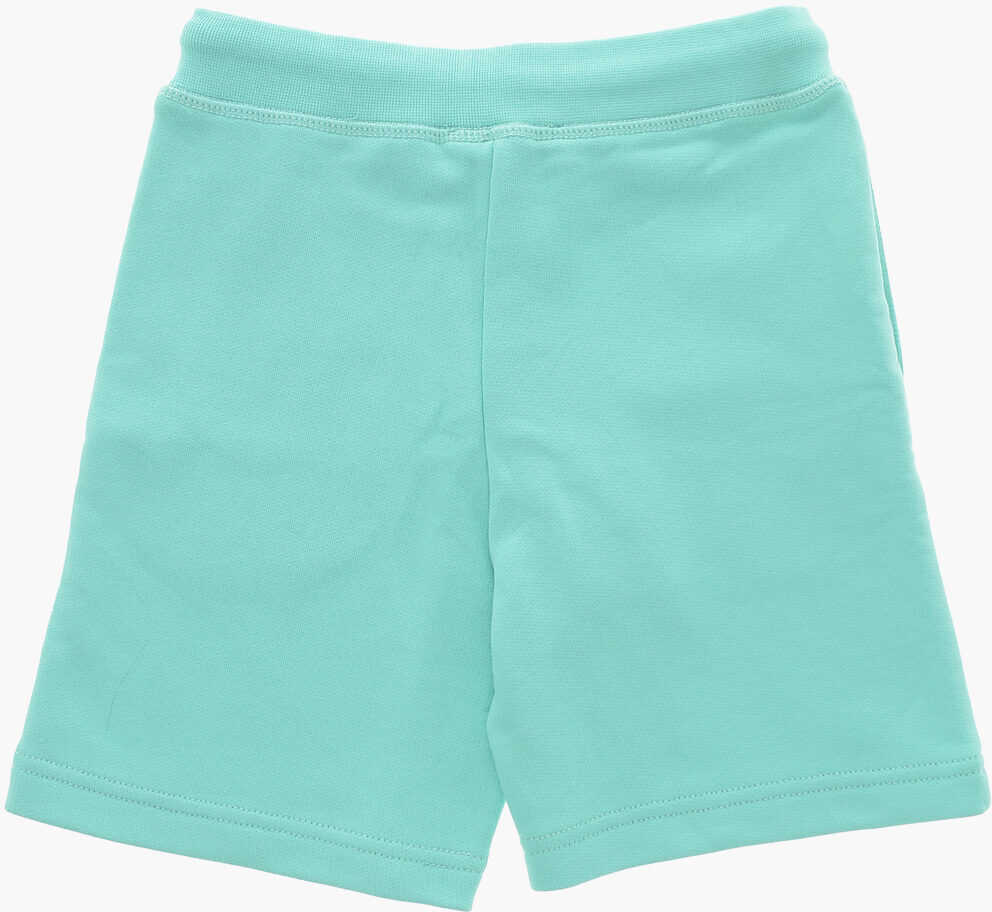 Pantaloni scurti DSQUARED2 Jersey Shorts With Drawstringed Waist Light Blue Baieti (BM 19714343) 3