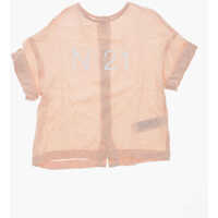 Camasi casual Short-Sleeved Chiffon Shirt With Back Buttoning Fete