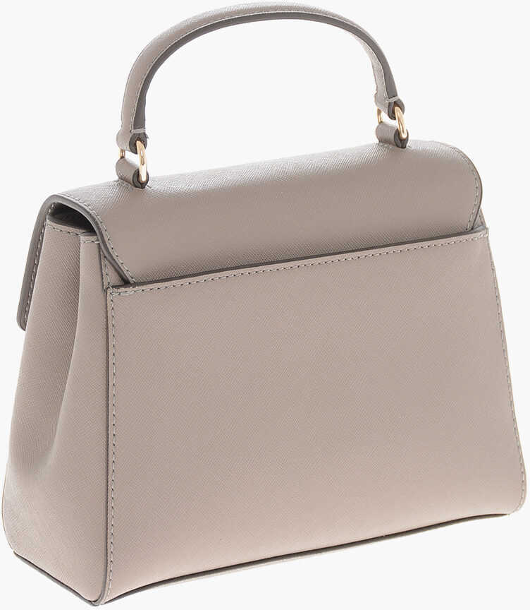 Genti de mana Tory Burch Textured Leather Handbag With Removable Shoulder Strap Brown Femei (BM 19714361) 2