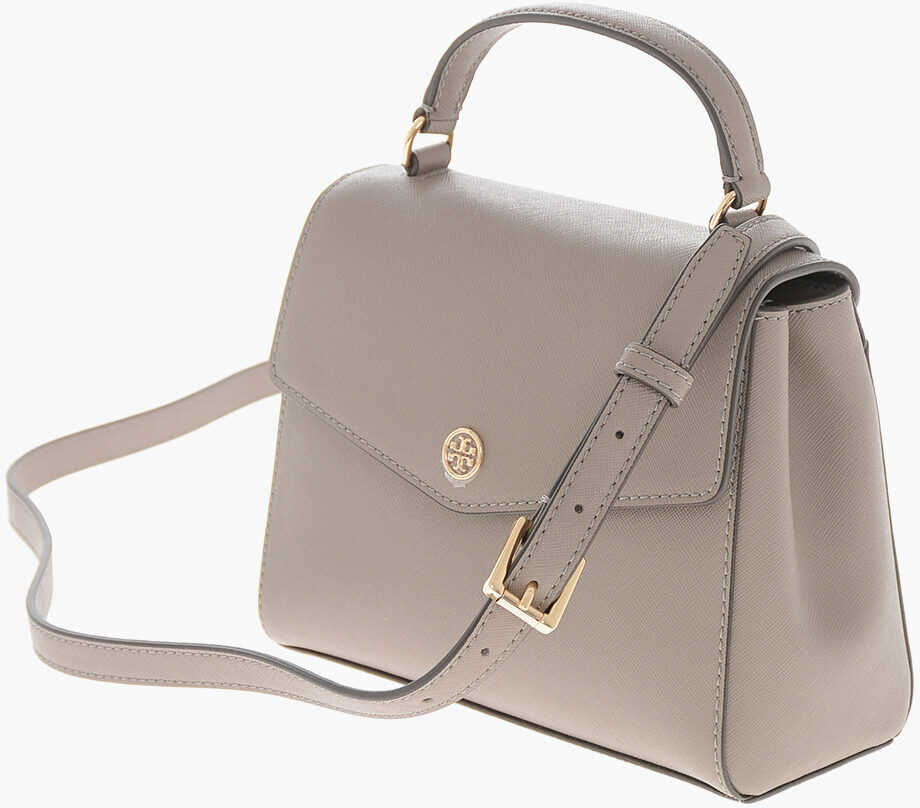 Genti de mana Tory Burch Textured Leather Handbag With Removable Shoulder Strap Brown Femei (BM 19714361) 3