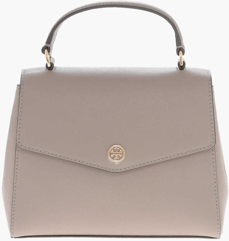 Genti de mana Tory Burch Textured Leather Handbag With Removable Shoulder Strap Brown Femei (BM 19714361) 1