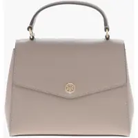 Genti de mana Textured Leather Handbag With Removable Shoulder Strap Femei