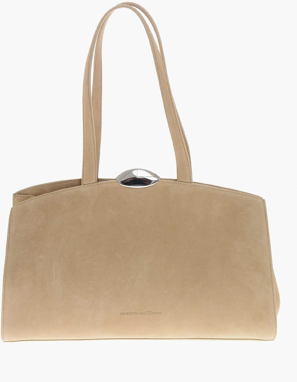 Genti de mana Benedetta Bruzziches Suede Serena Shoulder Bag Beige Femei (BM 19714376) 1