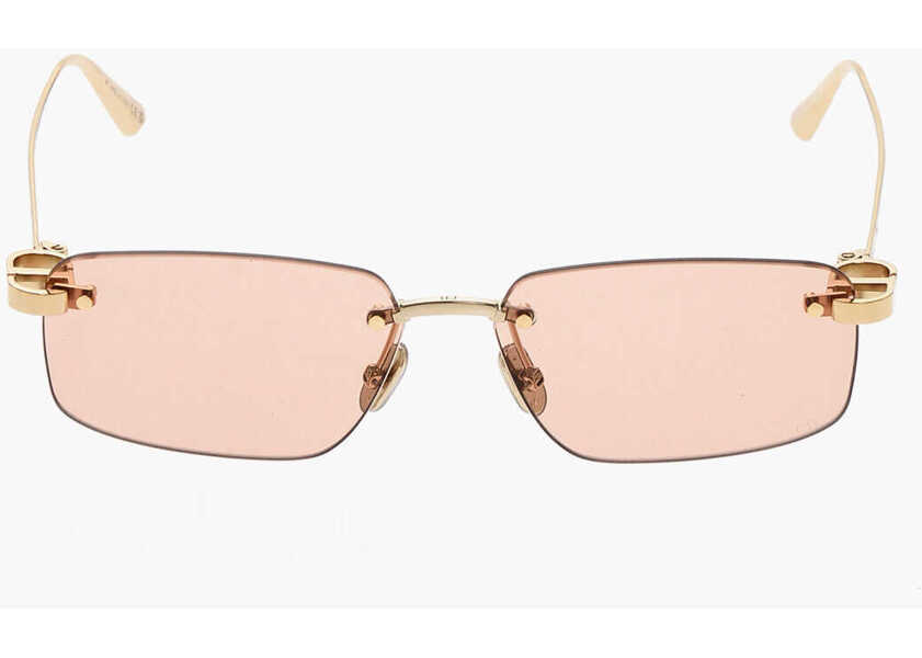 Ochelari de soare Dior Rimless Cdior S4U Sunglasses With Colored Lenses And Golden Gold Femei (BM 19714391) 1